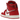 Air Jordan 1 Mid SE Red Cracked Leather baskets en profil montrant une tige frappante en cuir rouge craquelé associée à une semelle intermédiaire blanche.