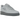 Nike Air Force 1 Low 07 Jewel Wolf Grey baskets vue latérale avec empeigne en cuir gris, semelle intermédiaire ton sur ton et logo Jewel Swoosh