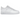 Nike Air Force 1 Low 07 Jewel Dark Smoke Grey baskets vue latérale avec empeigne en cuir blanc, semelle intermédiaire grise et petit logo Jewel Swoosh gris