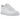 Nike Air Force 1 Low 07 Jewel Dark Smoke Grey baskets vue latérale avec tige blanche, détails gris foncé et logo swoosh effet bijou