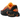 Nike Air Max Dn Laser Orange Comet Red baskets en vue latérale dynamique avec unités Air apparentes et un dégradé de couleurs éclatant.