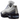 Nike Air Max 95 OG Big Bubble Photon Dust Purple Dynasty baskets vue latérale avec détails violets, empeigne grise superposée et semelle blanche