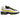 Nike Air Max 95 OG White Saffron Quartz Black baskets en vue laterale avec une tige en mesh blanc et des details jaunes et noirs