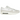 Nike Air Max 1 86 Jacquemus White baskets de profil avec une empeigne blanche en cuir, une unité Air visible et des œillets métalliques