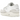 Nike Air Max 1 86 Jacquemus White baskets vue sous un angle de profil avec une empeigne blanche et un amorti Air visible