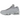 Baskets Nike Air Max 95 Big Bubble Wolf Grey vue latérale avec des empiècements gris superposés, un amorti Air visible et des lacets blancs.