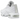 Baskets Nike Air Max 95 OG Big Bubble Triple White en vue latérale, présentant une empeigne en mesh blanc, un design superposé et une semelle Air épaisse
