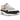 Nike Air Max 1 Olympic baskets vue latérale avec daim bleu marine, détails blancs, Swoosh doré et unité Air visible dans la semelle intermédiaire
