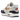 Nike Air Max 1 Olympic baskets vue latérale avec empeigne bleu marine, détails argentés, unité Air visible au talon et semelle blanche