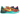 Nike Kobe 8 Protro What The baskets en vue angulaire montrant une empeigne multicolore, un motif asymétrique, un Swoosh blanc et une semelle détaillée.