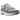 Nike Air Max 1 Dust Wolf Grey baskets vue latérale avec des tons gris, des empiècements en daim et l'unité Air visible dans la semelle.