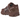 Nike Zoom Vomero 5 Fauna Brown Velvet Brown baskets vue sous angle avec mesh marron, empiècements et lacets assortis