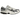 Nike Zoom Vomero 5 Photon Dust Black baskets vue latérale avec détails gris argent, empeigne en mesh et Swoosh noir sur une semelle blanche amortie
