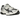 Nike Zoom Vomero 5 Photon Dust Black baskets en vue latérale avec empeigne en mesh gris texturé, swoosh noir et semelle intermédiaire contrastante.