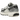 Nike Zoom Vomero 5 Photon Dust Black baskets en vue latérale avec empeigne en mesh gris, détails noirs et semelle amortissante iconique