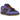 Nike SB Dunk Low Persian Violet baskets vue latérale avec lacets blancs, empiècements violets, languette rembourrée et semelle extérieure texturée