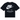Jordan x Nigel Sylvester Brick Tee Black baskets vue de face, avec un imprimé brique distinctif et logo Jordan sur coton noir