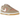 Nike Dunk Low SE Rattan Terra Blush baskets vue latérale avec empeigne en daim beige, semelle intermédiaire blanche et semelle claire