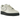 Nike Air Force 1 07 LV8 Light Khaki Black baskets profil latéral avec détails kaki clair, Swoosh noir et semelle intermédiaire blanche.