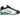 Nike Shox R4 Metallic Silver Green Shock baskets vue latérale avec empeigne argentée, détails noirs et colonnes d'amorti Shox vert vif