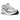 Nike Air Max Moto 2K White Black baskets en vue latérale, dotées d'une empeigne blanche, d'un logo swoosh noir et d'une semelle amortissante.