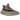 Yeezy Boost 350 V2 Granite baskets vue latérale avec empeigne grise en maille, bande latérale sombre et lacets assortis