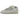 Adidas Forum Buckle Low Bad Bunny Last Forum baskets en vue sous angle blanche avec boucle, details en cuir et lacets