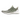 adidas Ultra Boost 1.0 DNA Split Linen Green baskets en vue sous angle avec une tige Primeknit verte et beige et une semelle blanche