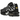 Baskets Nike Air Max Plus Black Reflective Silver vue de profil avec empeigne noire, détails ondulés et unités Air visibles dans la semelle