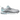Nike Vomero 5 Pure Platinum Glacier Blue Wolf Grey Metallic Silver baskets vue de côté avec empeigne en mesh, détails argentés et semelle épaisse.