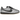 Nike Cortez SE Tiempo Pack Metallic Cool Grey baskets profil latéral en cuir gris avec coutures Tiempo classiques et semelle blanche