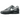 Baskets Nike Air Max 90 Reflective Anthracite vue sous angle avec empeigne grise, unité Air visible et lacets ton sur ton.