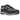 Nike P-6000 Anthracite Smoke Grey baskets en vue latérale, présentant des superpositions en cuir gris et maille avec des logos swoosh noirs visibles