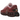 Nike Air Max Dn Burgundy Crush baskets vue angulaire avec empeigne en mesh bordeaux, laçage moderne et unité Dynamic Air visible au talon