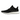 Adidas Ultra Boost 1.0 DNA Black baskets vue latérale avec tige en tricot noir, semelle intermédiaire noire assortie et lacets classiques