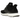 Adidas Ultra Boost 1.0 DNA Black baskets vue latérale avec empeigne en maille noire, trois bandes emblématiques et semelle Boost blanche.