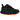 Nike Mind 002 Black Hyper Crimson baskets vue de profil avec empeigne noire, détails hyper crimson et semelle en caoutchouc