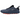 Nike Mind 002 Thunder Blue Chrome baskets vue latérale avec empeigne en mesh bleu foncé, détails chromés et semelle intermédiaire blanche