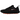 Nike Mind 002 Black Chrome baskets vue latérale angulaire avec empeigne noire, détails chromés au talon, languette rembourrée et semelle extérieure robuste.