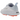 Nike Mind 002 Football Grey baskets en vue latérale angulaire avec empeigne en textile gris, lacets blancs et semelle en caoutchouc.