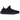 Yeezy Boost 350 V2 Onyx baskets vue latérale, dotées de l'empeigne en Primeknit noir emblématique, de lacets assortis et d'une semelle striée foncée.