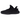 Yeezy Boost 350 V2 Onyx baskets vue latérale avec empeigne en maille noire, semelle intermédiaire noire assortie et lacets noirs