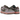 Nike Dunk Low Harris Tweed Purple Pink baskets en vue inclinée avec une empeigne violette texturée, un swoosh rose et une semelle blanche
