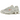 Nike Shox Ride 2 Light Bone Turf Orange baskets vue latérale avec empeigne en mesh beige, détails orange et amorti Shox signature au talon