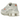 Nike Shox Ride 2 Light Bone Turf Orange baskets vue latérale avec empeigne en mesh beige, détails orange et la semelle à amorti Shox caractéristique