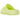 Yeezy Slide Green Glow baskets vue latérale mettant en avant le design minimaliste et profilé dans une teinte vert néon éclatante en mousse EVA.