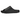 Baskets Yeezy Slide Onyx vue de profil avec un design minimaliste, une construction moulée d'une seule pièce et une mousse EVA noire texturée confortable.