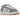 Adidas Campus 00s Grey Gum GS baskets en vue latérale avec une tige en suède gris, des 3-stripes blanches et une semelle gomme