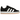Adidas Campus 00s Black White Gum GS baskets vue latérale avec empeigne en daim noir, bandes latérales en cuir blanc et semelle en gomme