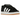 Adidas Campus 00s Black White Gum GS baskets vue latérale avec empeigne en daim noir, bandes en cuir blanc et semelle gomme classique